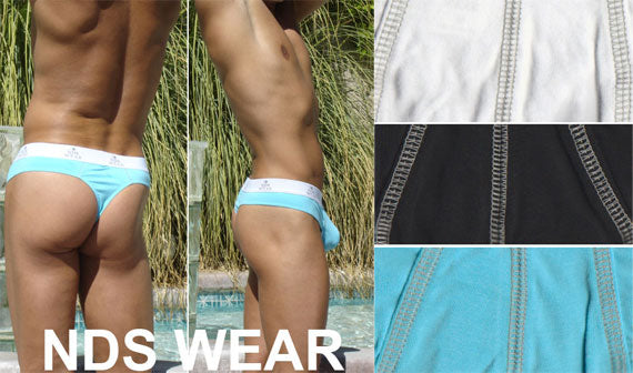 Shop NDS Wear Competitor Thong - High-Quality Men's Underwear for Active Lifestyles-Mens Thong-nds wear-Small-Agua Blue-NDS WEAR