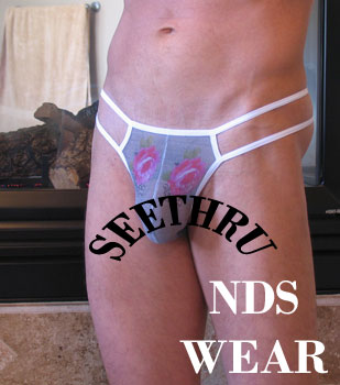 Shop Sheer Rose Men's Thong-Mens Thong-NDS WEAR-Small-NDS WEAR