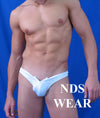 Shop Tirette White Men's Thong - A Stylish and Comfortable Underwear Option for Men-Mens Thong-NDS Wear-Small-NDS WEAR