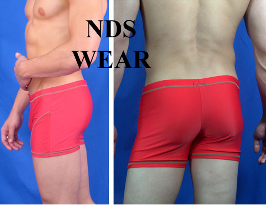 Stylish Squarecut Swimsuit with Contrasting Stitching-NDS Wear-nds wear-Extra-Small-Grey-NDS WEAR
