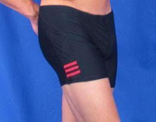Stylish Stripe Squarecut Swimsuit for Fashion-forward Beach Enthusiasts-NDS Wear-nds wear-Extra-Small-Black-NDS WEAR