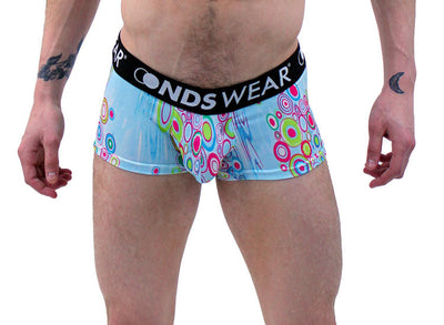 Acrylic Drops Men's Short Trunk Underwear-Mens Trunk Underwear-NDS Wear-NDS WEAR
