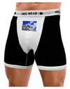 Bighorn Ram Mens Boxer Brief Underwear-Boxer Briefs-NDS Wear-Black-with-White-Small-NDS WEAR