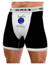 Birthstone Sapphire Mens Boxer Brief Underwear-Boxer Briefs-NDS Wear-Black-with-White-Small-NDS WEAR