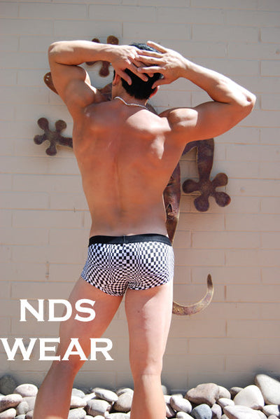 Black and White Checker Mini Boxer-NDS Wear-NDS WEAR-NDS WEAR