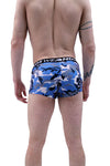 Blue Camo Men's Trunk Underwear-Mens Trunk Underwear-NDS Wear-NDS WEAR