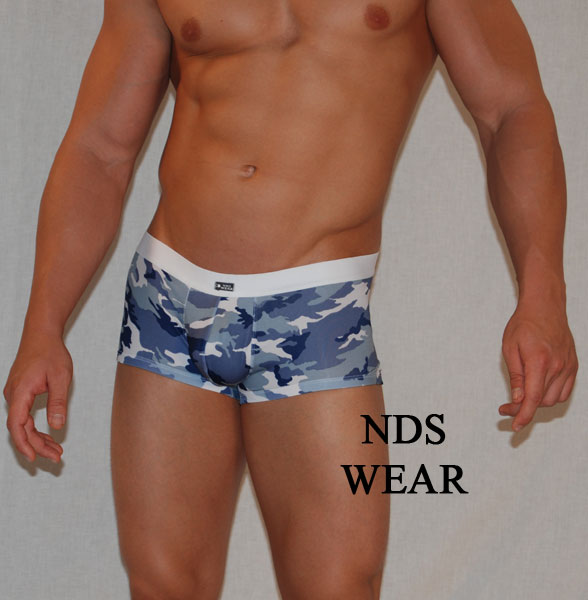 Blue Grey Camo Hot Short-NDS Wear-NDS Wear-NDS WEAR