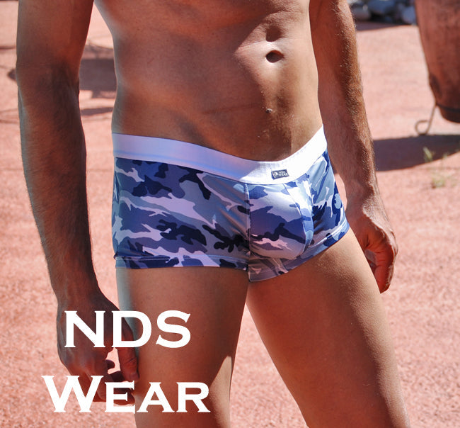 Blue Grey Camo Hot Short-NDS Wear-NDS Wear-Small-NDS WEAR