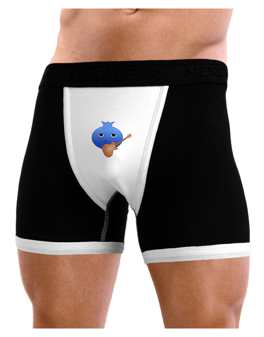 Boyd the Blues Berry Mens Boxer Brief Underwear-Boxer Briefs-NDS Wear-Black-with-White-Small-NDS WEAR