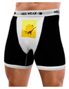 Brontosaurus and Pterodactyl Silhouettes with Sun Mens Boxer Brief Underwear by TooLoud-Boxer Briefs-NDS Wear-Black-with-White-Small-NDS WEAR