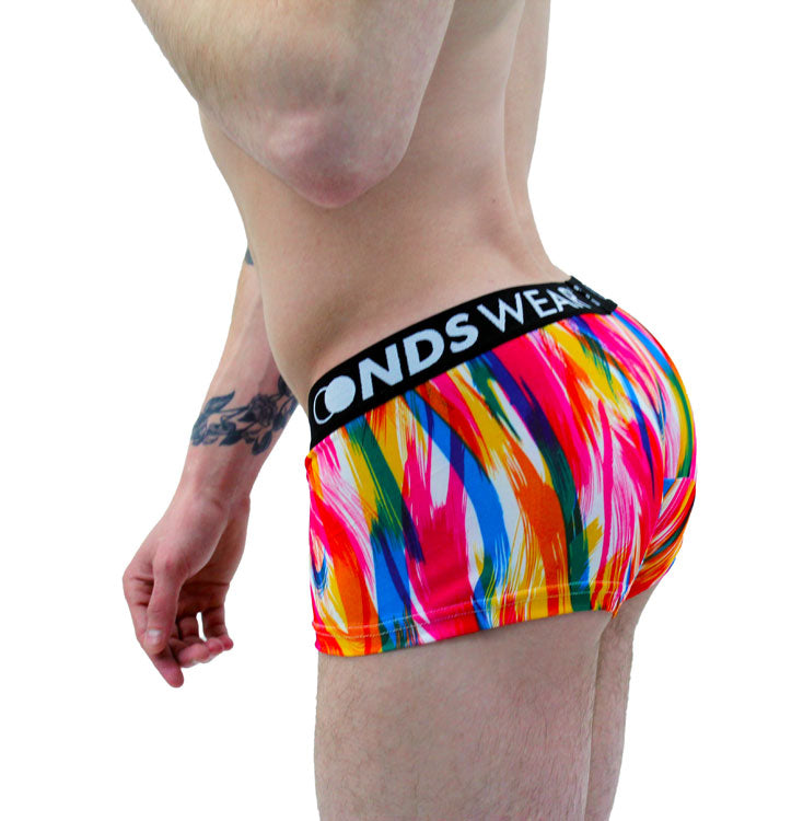 Brush Stroke Men's Short Trunk Underwear-Mens Trunk Underwear-NDS Wear-NDS WEAR