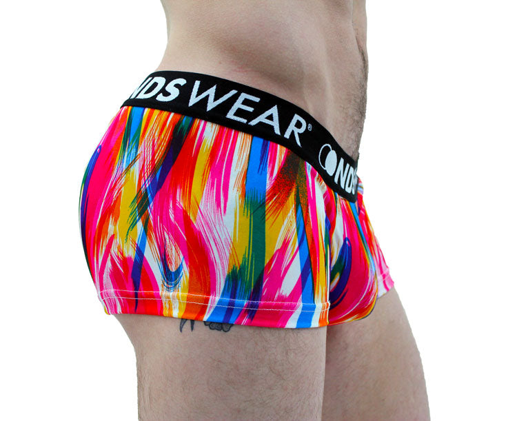 Brush Stroke Men's Short Trunk Underwear-Mens Trunk Underwear-NDS Wear-NDS WEAR