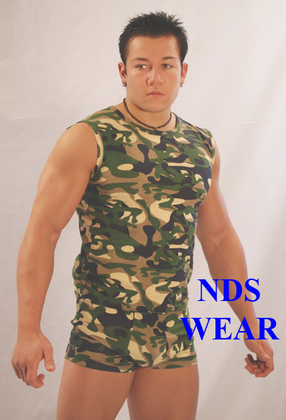 Mens Cotton Mesh Fitted Tank Top by NDS Wear - Clearance - ABC