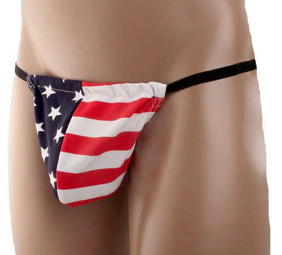 Classic American Flag Stars and Stripes G-String - By NDS Wear-NDS Wear-Neptio-Small-Medium-Flag-NDS WEAR