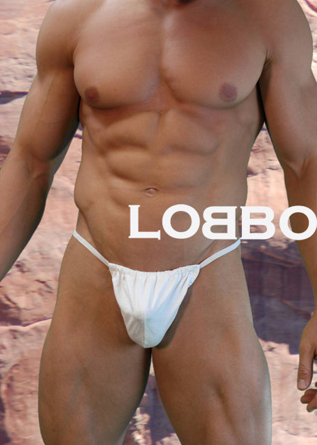 Classic White Cotton G-String for Men - By NDS Wear-NDS Wear-LOBBO-NDS WEAR