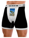 Colorado Landscape Tree Mens Boxer Brief Underwear-Boxer Briefs-NDS Wear-Black-with-White-Small-NDS WEAR