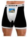 Colorado Snowy Mountains Mens Boxer Brief Underwear-Boxer Briefs-NDS Wear-Black-with-White-Small-NDS WEAR