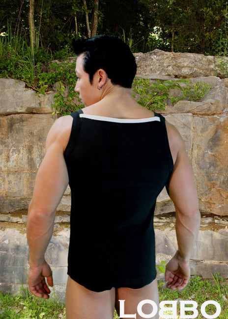 Contrast Square Tank Top By LOBBO-NDS Wear-Lobbo-NDS WEAR