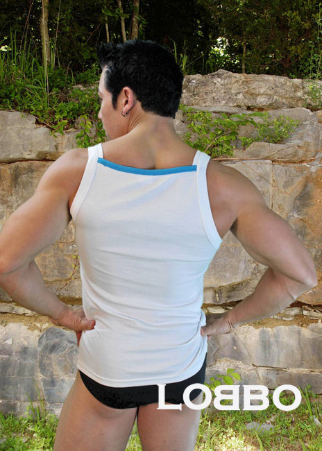 Contrast Square Tank Top By LOBBO-NDS Wear-Lobbo-NDS WEAR