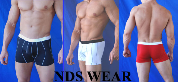 Contrast Stitch Boxer-NDS Wear-NDS Wear-Small-Red-NDS WEAR