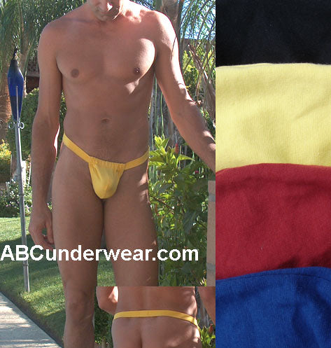 Cotton Lycra Backless Pouch with C-Ring-NDS Wear-nds wear-NDS WEAR