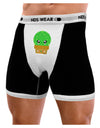 Cute Cactus Design Mens Boxer Brief Underwear by TooLoud-Boxer Briefs-NDS Wear-Black-with-White-Small-NDS WEAR