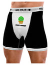 Cute Cactus - Free Hugs Mens Boxer Brief Underwear-Boxer Briefs-NDS Wear-Black-with-White-Small-NDS WEAR