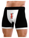 Cute Devil - Halloween Design Mens Boxer Brief Underwear-Boxer Briefs-NDS Wear-Black-with-White-Small-NDS WEAR