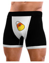 Cute Father Candy Corn Family Halloween Mens Boxer Brief Underwear-Boxer Briefs-NDS Wear-Black-with-White-Small-NDS WEAR