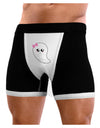 Cute Girl Ghost Halloween Mens Boxer Brief Underwear-Boxer Briefs-NDS Wear-Black-with-White-Small-NDS WEAR