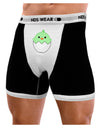 Cute Hatching Chick - Green Mens Boxer Brief Underwear by TooLoud-Boxer Briefs-NDS Wear-Black-with-White-Small-NDS WEAR
