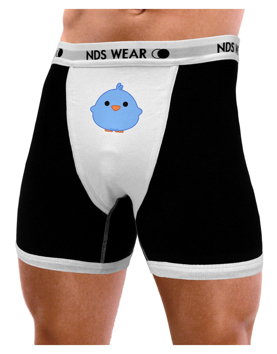 Cute Little Chick - Blue Mens Boxer Brief Underwear by TooLoud-Boxer Briefs-NDS Wear-Black-with-White-Small-NDS WEAR