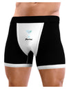 Cute Martini Text Mens Boxer Brief Underwear-Boxer Briefs-NDS Wear-Black-with-White-Small-NDS WEAR