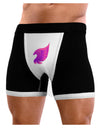 Cute Single Angel Wing Mens Boxer Brief Underwear-Boxer Briefs-NDS Wear-Black-with-White-Small-NDS WEAR