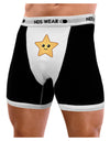 Cute Starfish Mens Boxer Brief Underwear by TooLoud-Boxer Briefs-NDS Wear-Black-with-White-Small-NDS WEAR