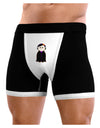 Cute Vampire Girl Halloween Mens Boxer Brief Underwear-Boxer Briefs-NDS Wear-Black-with-White-Small-NDS WEAR