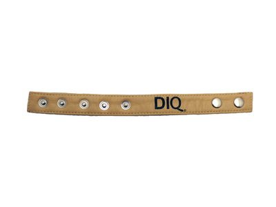 DIQ Leather C-ring with Snaps, Adjustable Leather Bracelet-C-ring-DIQ Wear-Tan with Black-NDS WEAR