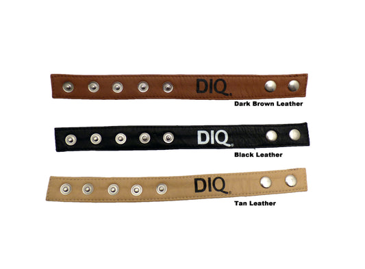 DIQ Leather C-ring with Snaps, Adjustable Leather Bracelet-C-ring-DIQ Wear-NDS WEAR