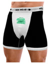 Dinosaur Silhouettes - Jungle Mens Boxer Brief Underwear by TooLoud-Boxer Briefs-NDS Wear-Black-with-White-Small-NDS WEAR
