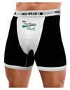 Drive Stick Green Mens Boxer Brief Underwear-Boxer Briefs-NDS Wear-Black-with-White-Small-NDS WEAR