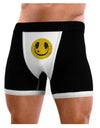EDM Smiley Face Mens Boxer Brief Underwear by TooLoud-Boxer Briefs-NDS Wear-Black-with-White-Small-NDS WEAR