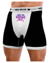 Electric Sky Color Mens Boxer Brief Underwear-Boxer Briefs-NDS Wear-Black-with-White-Small-NDS WEAR