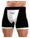 Excited About the Zombie Apocalypse Mens Boxer Brief Underwear-Boxer Briefs-NDS Wear-Black-with-White-Small-NDS WEAR
