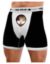 Extraterrestrial Face - Space #2 Mens Boxer Brief Underwear by TooLoud-Boxer Briefs-NDS Wear-Black-with-White-Small-NDS WEAR