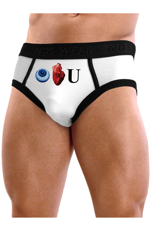 Eye Heart U - MensBrief Underwear-Mens Brief-NDS Wear-Small-NDS WEAR