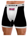 Failure Is Not An Option Distressed Mens Boxer Brief Underwear by TooLoud-Boxer Briefs-NDS Wear-Black-with-White-Small-NDS WEAR