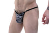 Festivo Black Zebra String Brief Underwear-Mens Briefs-NDS WEAR-NDS WEAR