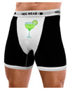 Green Margarita with Lime - Cinco de Mayo Mens Boxer Brief Underwear by TooLoud-Boxer Briefs-NDS Wear-Black-with-White-Small-NDS WEAR