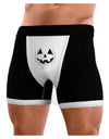 Halloween Pumpkin Smile Jack O Lantern Mens Boxer Brief Underwear-Boxer Briefs-NDS Wear-Black-with-White-Small-NDS WEAR