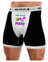 Hangin With My Peeps Mens Boxer Brief Underwear-Boxer Briefs-NDS Wear-Black-with-White-Small-NDS WEAR